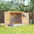 outdoor wooden garden bike large space storage shed fir
