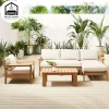 Outside Furniture Lounge Furniture Garden Sofa Modern High End Aluminum Villa Hotel Terrace Outdoor Sofa