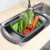 Import Over The Sink Vegetable Fruit Folding Collapsible Colander from China