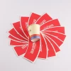Paper Product Custom Logo Printed Die-Cut Coffee Cup  Fan Paper Cup Fan