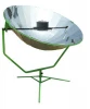 parabolic 24 pieces of mirror aluminum solar cooker oven