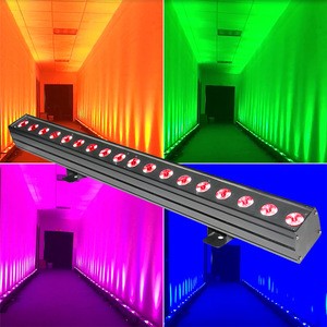 Party supplies stage lighting IP65 18*12w RGBW 4in1 outdoor led wall washer for dj wedding decoration