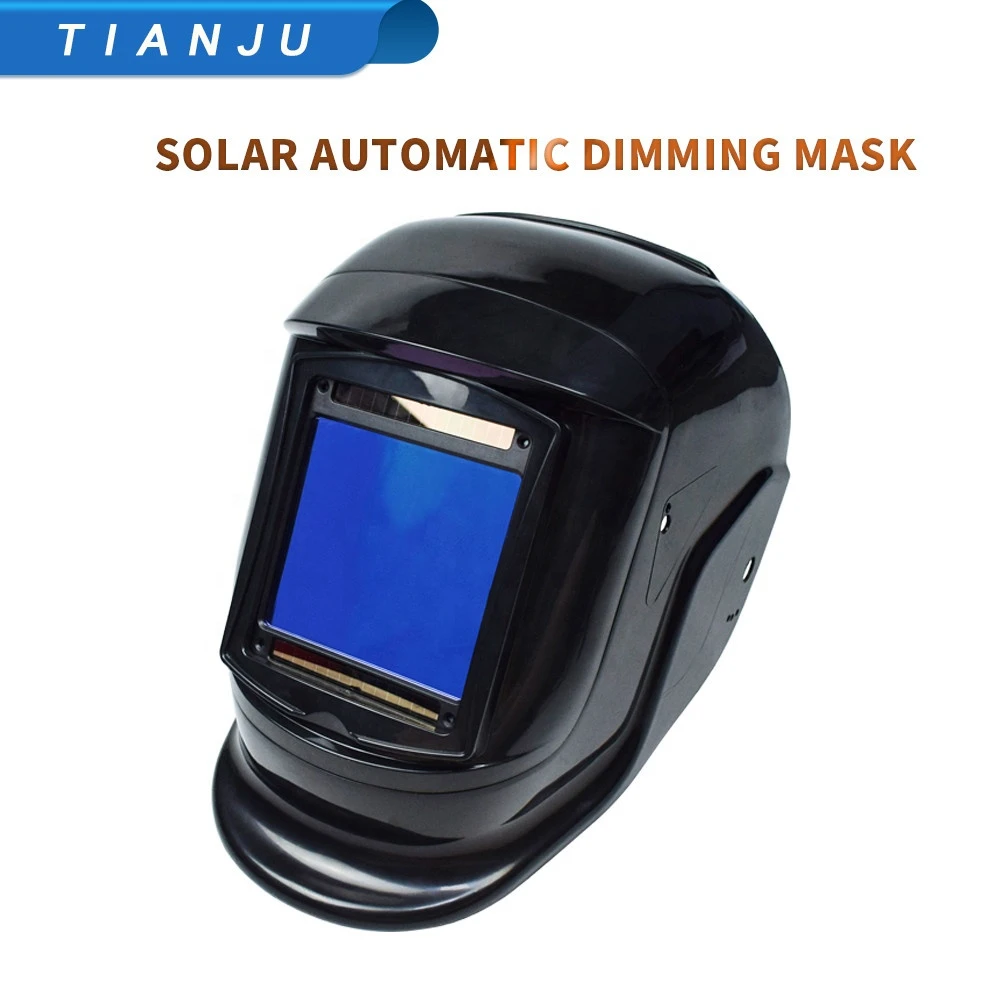 Patented Solar Powered helmet Auto Darkening  Helmet  welding Large Viewing with largest viewing auto welding helmet