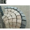 Paving Tiles Stone Fan Shape Granite Cube Stone with Top Quality