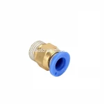 PC Pneumatic Straight Male NPT Threaded Quick Connecting Air Tube Connector Copper Brass Pneumatic Pipes Tube Fittings