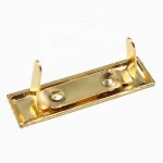 Personalized Custom Metal Emblem Engraved Logo Gold Plate for Handbag