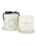 personalized glass jar luxury scented candle
