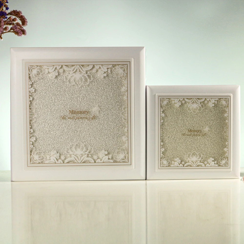 photo album factory beautiful design white acrylic elegant 10x10 and 15x15 romantic wedding photo album book design