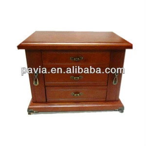 PJ604A antique wood jewelry display boxes packing box for jewelry