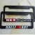 Import Plastic American Customized Logo License Plate holder from China