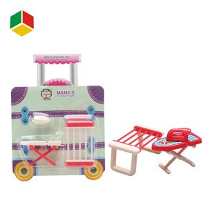Plastic Baby House Toy Play Set Small Furniture Toy