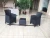 Import Plastic injection sofa sets garden furniture outdoor from China