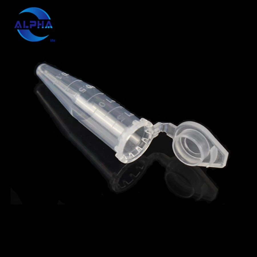 Plastic micro 1.5ml 2ml 3ml centrifuge tube with screw