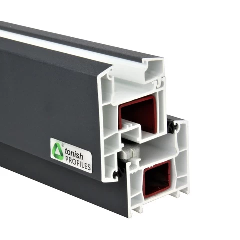 Buy Plastic Profile Pvc Profile Extruded Window Hollow Frame And ...