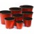 Import Plastic round nursery pots 4 5 6 7 8 9 inch flower pot for plant from China