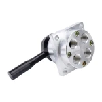 Pneumatic control valve hand turn valve K34R6-8D/K34R6-8L hand wrench switch valve switch three position four links