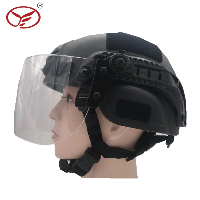 Police Equipment Face Shield Tactical PC Anti Riot Visor