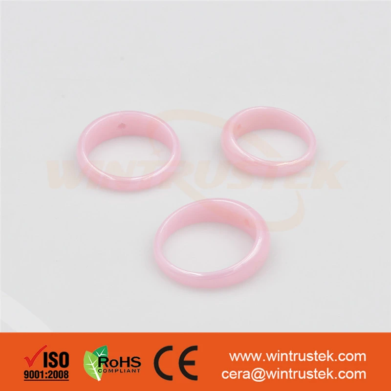Polished / ZrO2 / Zirconia Pink Ring / Industrial Ceramic Ring