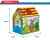 Import Polyester Nylon Fabric Diy Graffiti Painting Toy 3D Play house Kids Tent with 8 pens from China