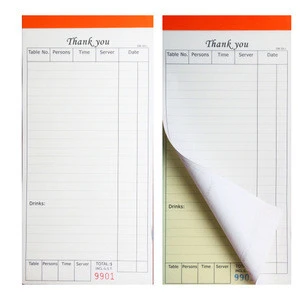 Popular duplicate carbonless common order book with perfect binding for sales