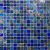 Import popular glass mosaic tiles for swimming pool blue color from China