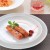 Import Porcelain Side Plates and Dinner Plates with Gold Lines Design from China
