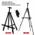 Import Portable Adjustable Metal Sketch Easel Stand Foldable Travel Easel Aluminum Alloy Easel Sketch Drawing For Artist Art Supplies from China