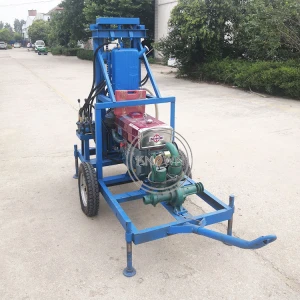Portable Hydraulic Well Water Drill Rigs Diesel Engine Drilling Rig Concrete Core Drilling Machine Set