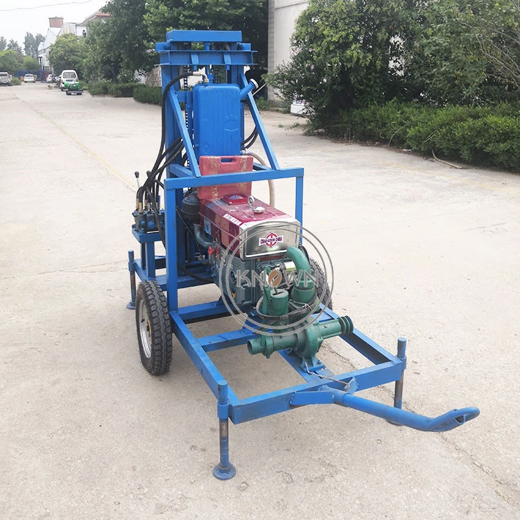Portable Hydraulic Well Water Drill Rigs Diesel Engine Drilling Rig Concrete Core Drilling Machine Set