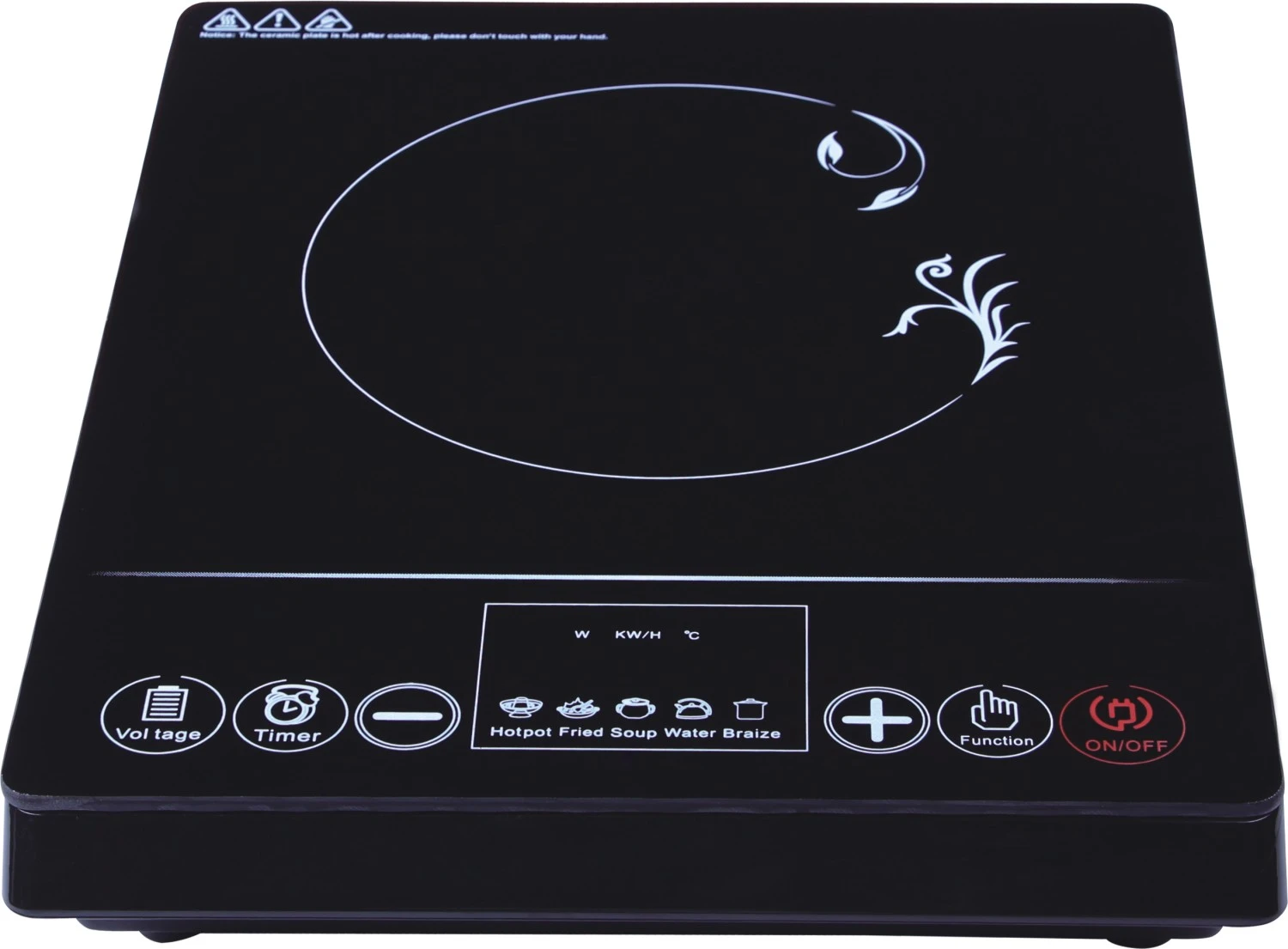 Portable Induction Cooktop 3500W Powerful Single Burner Electric Countertop Stove
