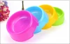 Portable pet dog food bowl personalized food plastic dog food bowl