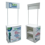 Portable Promotional Display Counter, Coffee Shop promotion table.