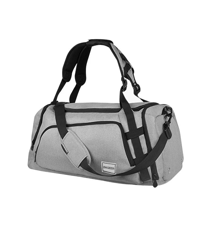 Portable Vintage Outdoor Gym Sports Duffle Men Luggage Travel Bags