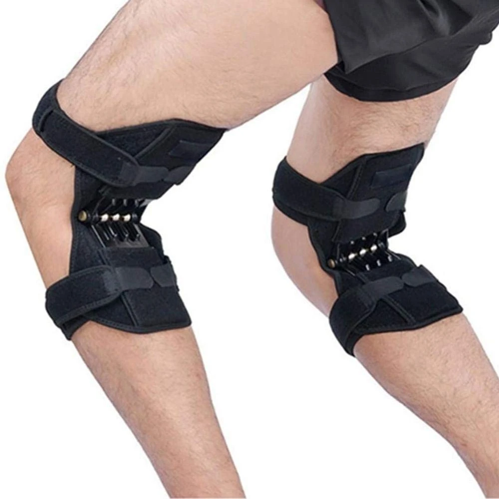 Power Knee  Massage Joint Support Knee Strength Support Pad Spring Knee Booster
