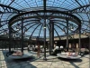 Prefabricated elegant winter greenhouse steel structure transparent glass garden room