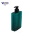 Import Premium Quality 200ml 400ml PETG Square Teal Shampoo Bottles from China