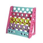 Preschool children bookshelf cartoon picture book shelf kids simple plastic bookcase for sale