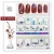 Import Private Label 3d Nail Decal Colorful Nail Polish Stickers Best Nail Accessories from China