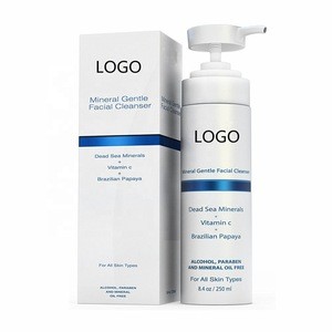 Private Label Gentle Whitening Mineral Facial Cleanser
