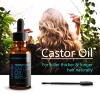Private Label LANTHOME Hair Moisturizing Nourishing Hair Eyelash Eyebrow Growth Natural 100% Pure Castor Oil for daily