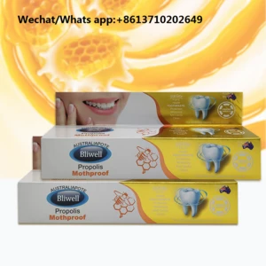 Private label  Propolis mothproof/Fresh odor Charcoal powder toothpaste manufacturer in China
