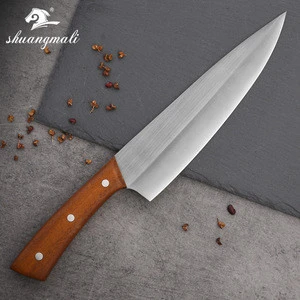Professional 4Cr13 Steel Cutting Chicken Chef Butcher Kitchen Knife