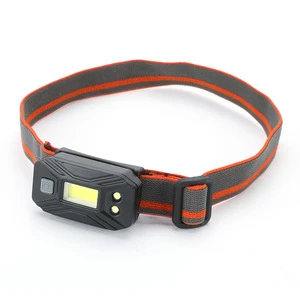 Professional COB light LED flasher USB charger headlamps for outdoor