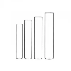 Professional manufacturing laboratory glass test tube transparent round bottom test tube