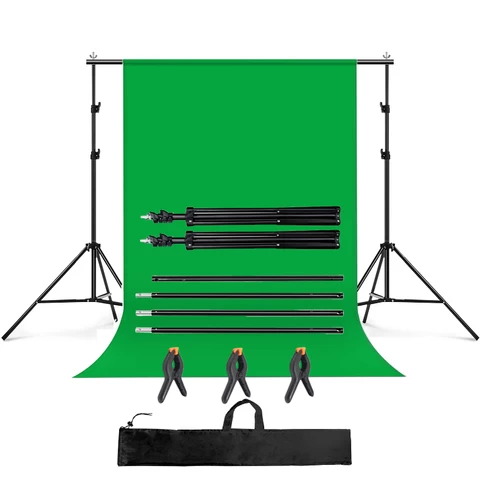 Professional Photo Studio Accessories Kit 2x3m Backdrop Background Stand Kit Softbox Photography Lighting Equipment