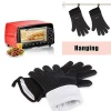Professional Silicone Oven Mitt Extra Long Oven Mitts with Quilted Liner for Extra Protection