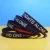 Import Promotion Customized Advertising Thin Blue Line Silicone Wristband from China