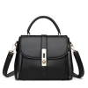 Pu Leather Lock Womens Tote Bags Pure Color Handbags Fashion New Arrival Women Bags Shoulder Bag RY74183