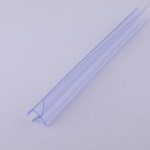 PVC Waterproof Weather Strip, Shower Glass Door Rubber Seal Strip