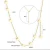 Import Qings 14k Gold Plated Square Pendant Necklace China Wholesale Jewelry For Women Stainless Steel Necklace from China